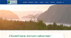 Desktop Screenshot of municipalite.sacre-coeur.qc.ca
